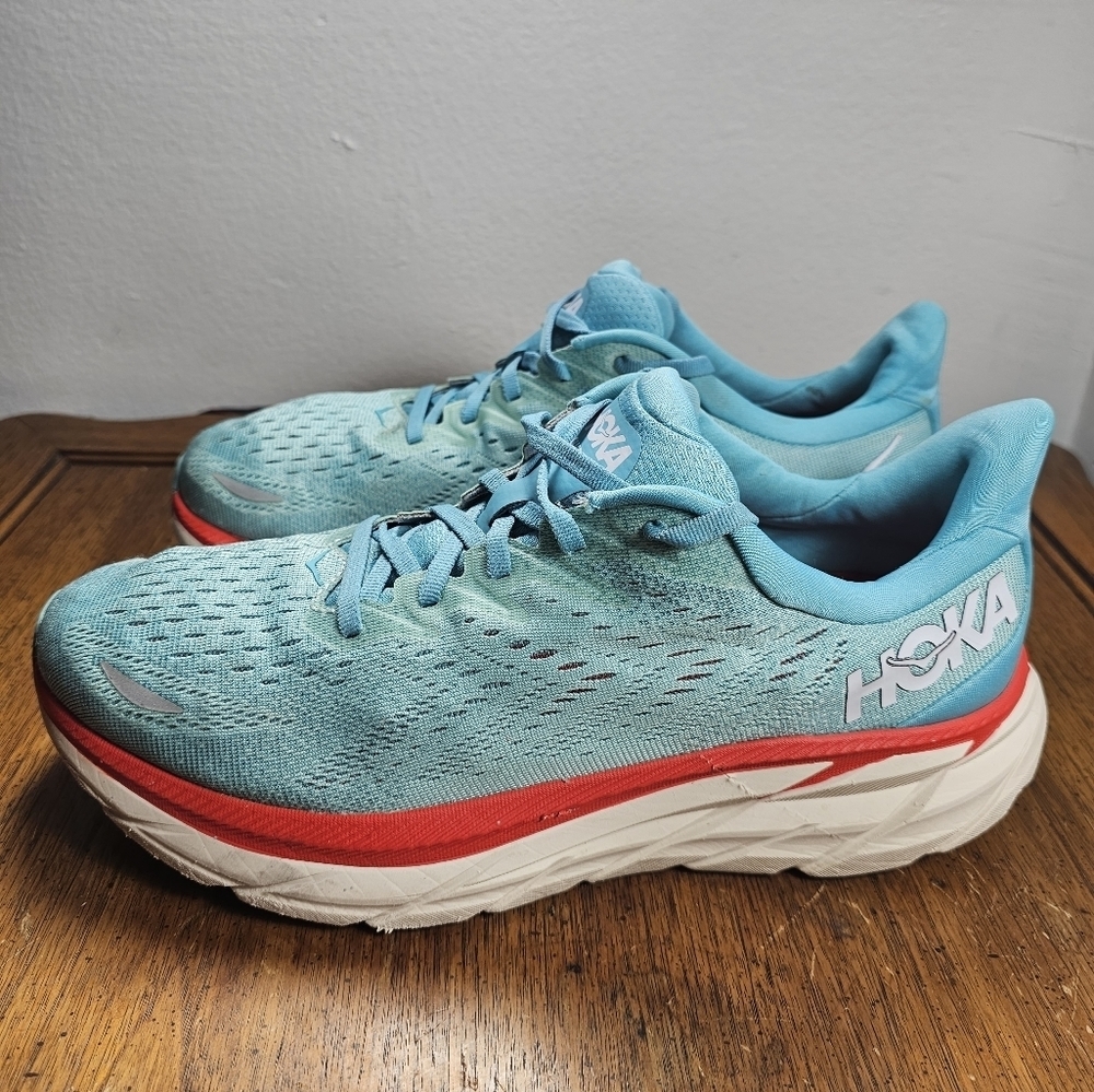 Hoka One One Clifton 8 Running Shoes Women's Size 10.5 Wide D